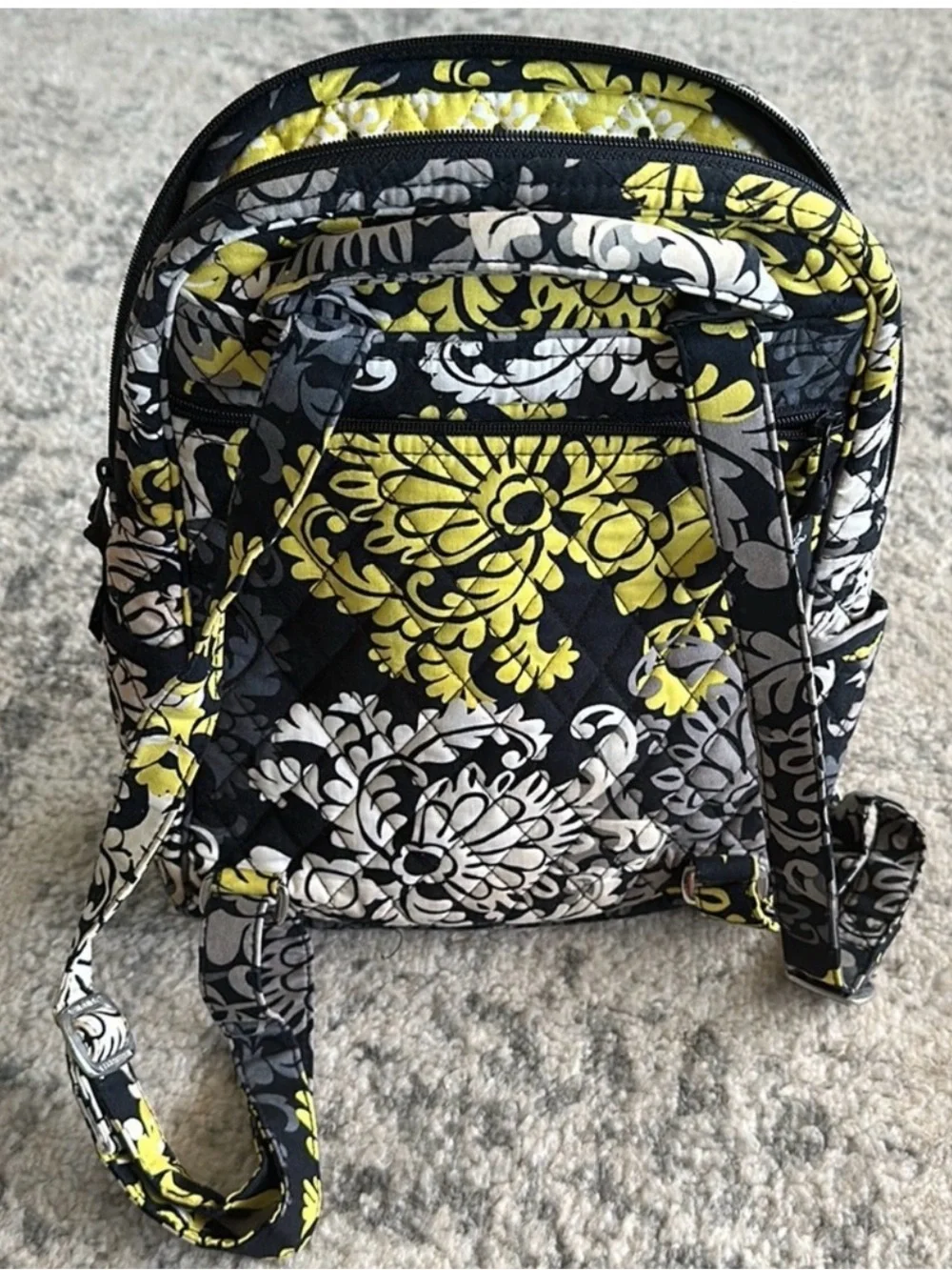 Rare Vera Bradley Baroque Backpack | Retired Print | Y2K Floral School Travel